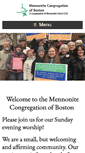 Mobile Screenshot of mennonitecongregationofboston.org